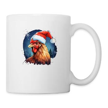 Conception de coqs et de poules pour les agriculteurs et les agriculteurs - Mug blanc - blanc - Droite