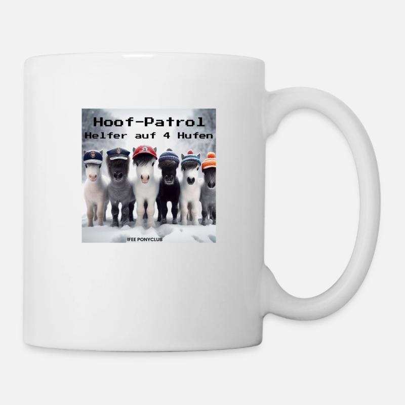 HOOF PATROL - Tasse - Weiß