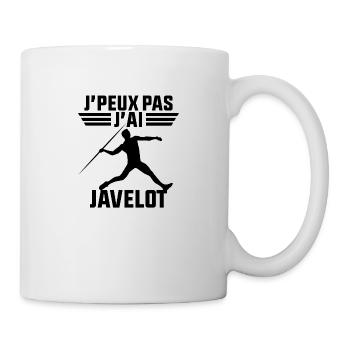 J'peux pas j'ai Javelot / lancer de javelot - Mug blanc - blanc - Droite