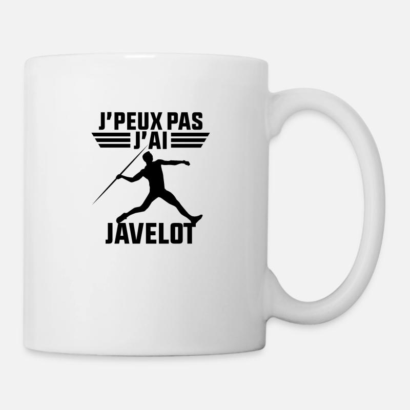 J'peux pas j'ai Javelot / lancer de javelot - Mug blanc - blanc