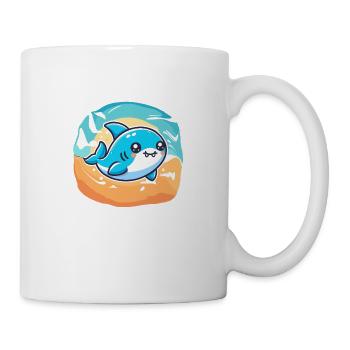 Bébé requin - Mug - white - Right