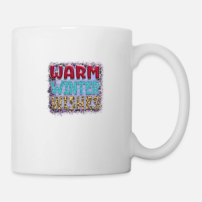 Warm winter wishes - Mug - white