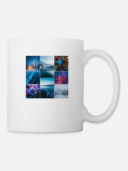 Weihnachten am See - Tasse - Weiß