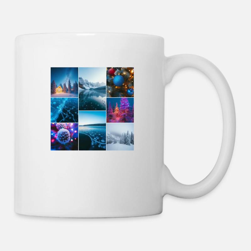 Weihnachten am See - Tasse - Weiß