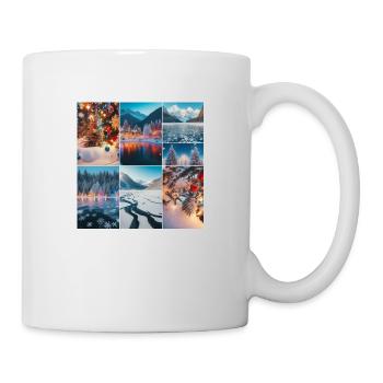 Christmas at the lake - Mug - white - Right