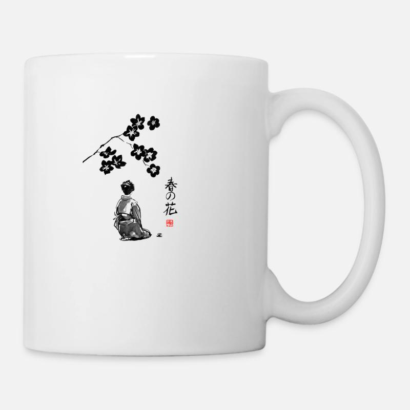 spring flowers - Mug blanc - blanc