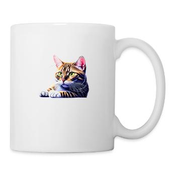 Propriétaire de chat Chat domestique Chat Chat siamois Chaton - Mug blanc - blanc - Droite