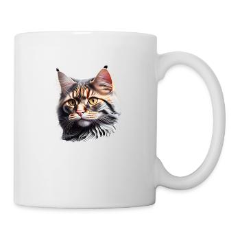 Maine Coon Chaton Chaton Propriétaire Chat Mâle - Mug blanc - blanc - Droite