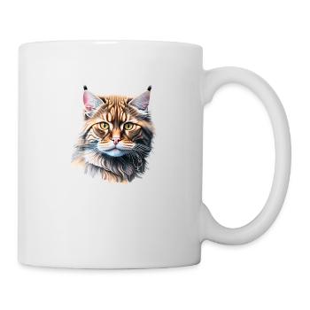 Maine Coon Cat Kitten Cat Owner Male Cat - Mug - white - Right