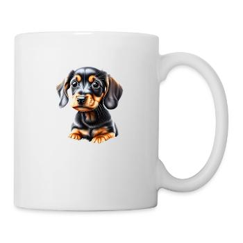 Teckel Chien Teckel Chiot Chiens Propriétaire De Chien - Mug blanc - blanc - Droite