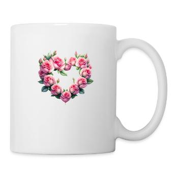 Valentine's Day Wedding Mother's Day Love Engagement - Mug - white - Right