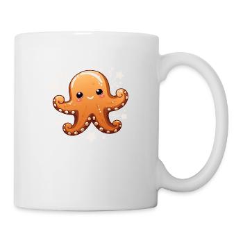 Poulpe pain d’épices - Mug blanc - blanc - Droite
