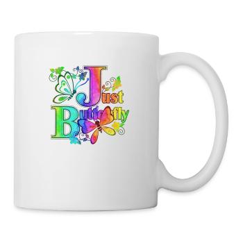 Colorful Butterfly Flowers Colorful Insect Dream Dream - Mug - white - Right