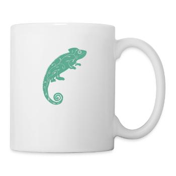Green Chameleon - Mug - white - Right