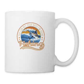 Angeln - Tasse - Weiß - Rechts