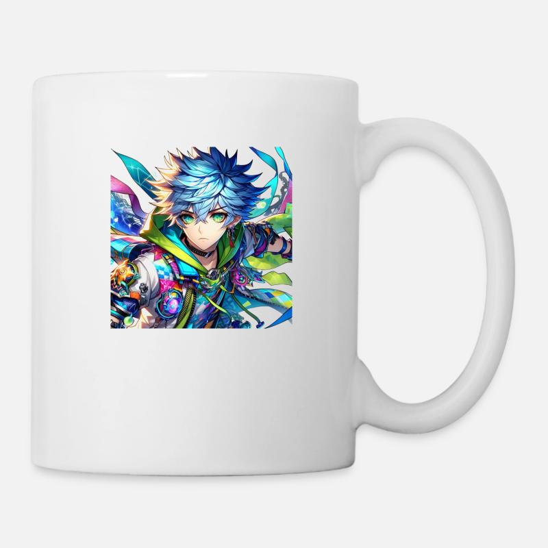 Manga anime garçon - Mug blanc - blanc