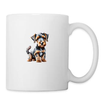 Yorkshire Terrier chiot chien propriétaire de chien - Mug blanc - blanc - Droite