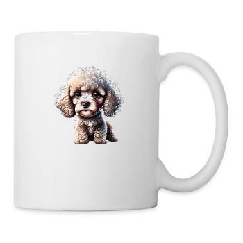 Caniche Chien Propriétaire Caniche Chiot Chien Chiot Chien Amour - Mug blanc - blanc - Droite