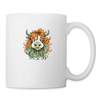 Kuh - Tasse - Weiß - Rechts