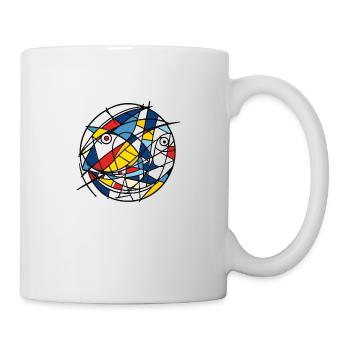 Fisch Meerestier - Tasse - Weiß - Rechts
