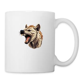 Hyena Head - Mug - white - Right