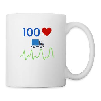 Routier - Mug blanc - blanc - Droite