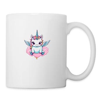 Licorne Einhorn Kawaii - Tasse - Weiß - Rechts