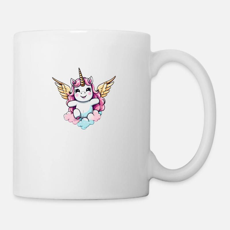 Licorne Einhorn Kawaii - Tasse - Weiß