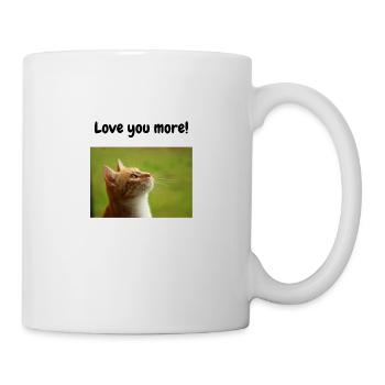 Love you more! - Mug - white - Right
