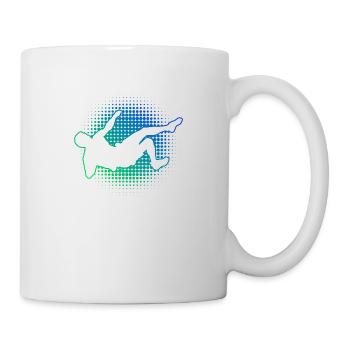 Climber Climbing Klettern Herren Kletterer - Tasse - Weiß - Rechts