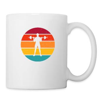 Ausdauertraining Cardio Fitness Krafttraining - Tasse - Weiß - Rechts