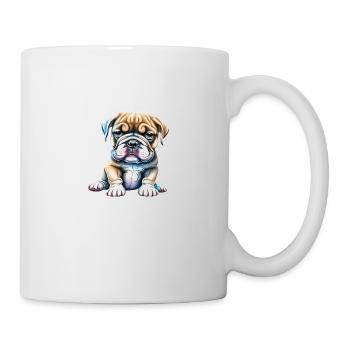 English Bulldog Dog Mastiff Dog Owner Dogs - Mug - white - Right