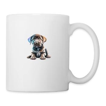 Labrador Retriever Puppy Labrador Propriétaire - Mug blanc - blanc - Droite
