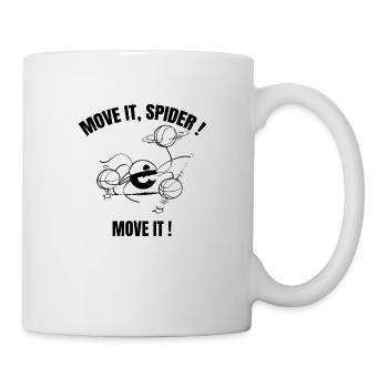 Beth die Spinne - Basketball (Textversion) - Tasse - Weiß - Rechts