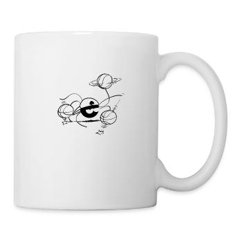 Beth l'araignée - le basket (version sans texte) - Mug blanc - blanc - Droite