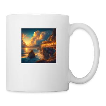 A café at the edge of the world - Mug - white - Right