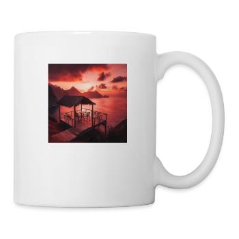 A café at the edge of the world - Mug - white - Right