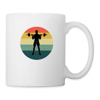 Fitness Musculation Hommes Haltérophilie - Mug blanc - blanc - Droite
