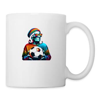 Old Soccer Lady Ready For Game Day! - Mug - white - Right