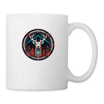Deer in Ornament, Love Deers - Mug - white - Right