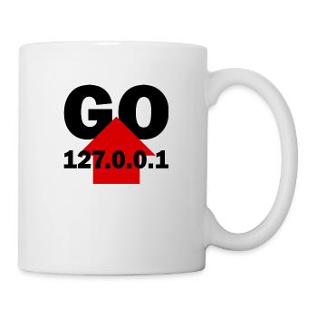 Geh nach Hause - Tasse - Weiß - Rechts