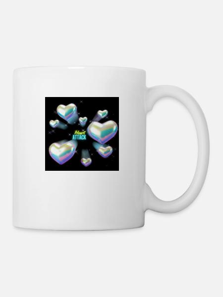 Heart Attack - Tasse - Weiß