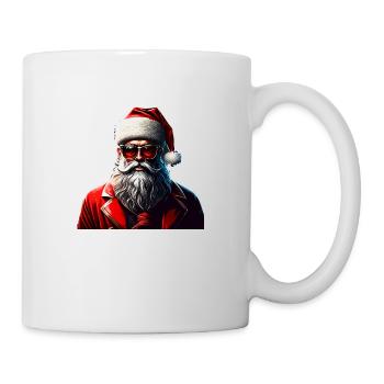Hipster Claus - Mug blanc - blanc - Droite