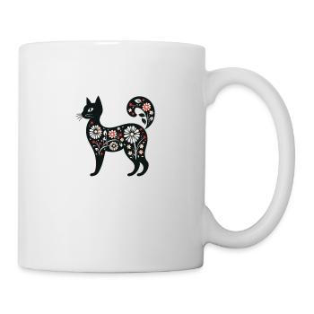 Cat Katze - Tasse - Weiß - Rechts