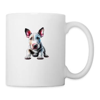 Bullterrier Hunde Bulldogge Hund Hundebesitzer - Tasse - Weiß - Rechts