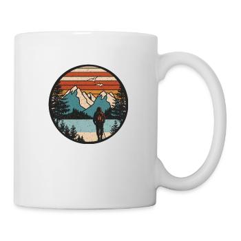 La montagne vous appelle 1 - Mug blanc - blanc - Droite