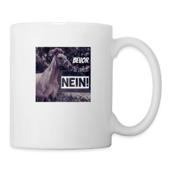Spirit Motto Nein - Tasse - Weiß - Rechts