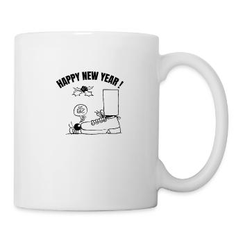 Beth the Spider - The Kiss Under the Mistletoe (+text) - Mug - white - Right