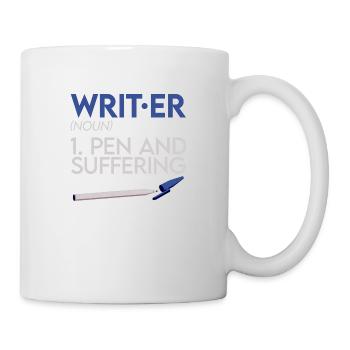 Writer, Pen And Suffering 2 - Mug - white - Right