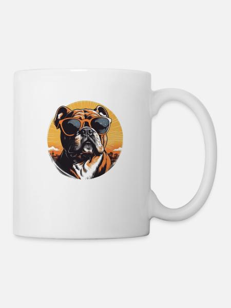 Bouledogue 2 - Mug blanc - blanc